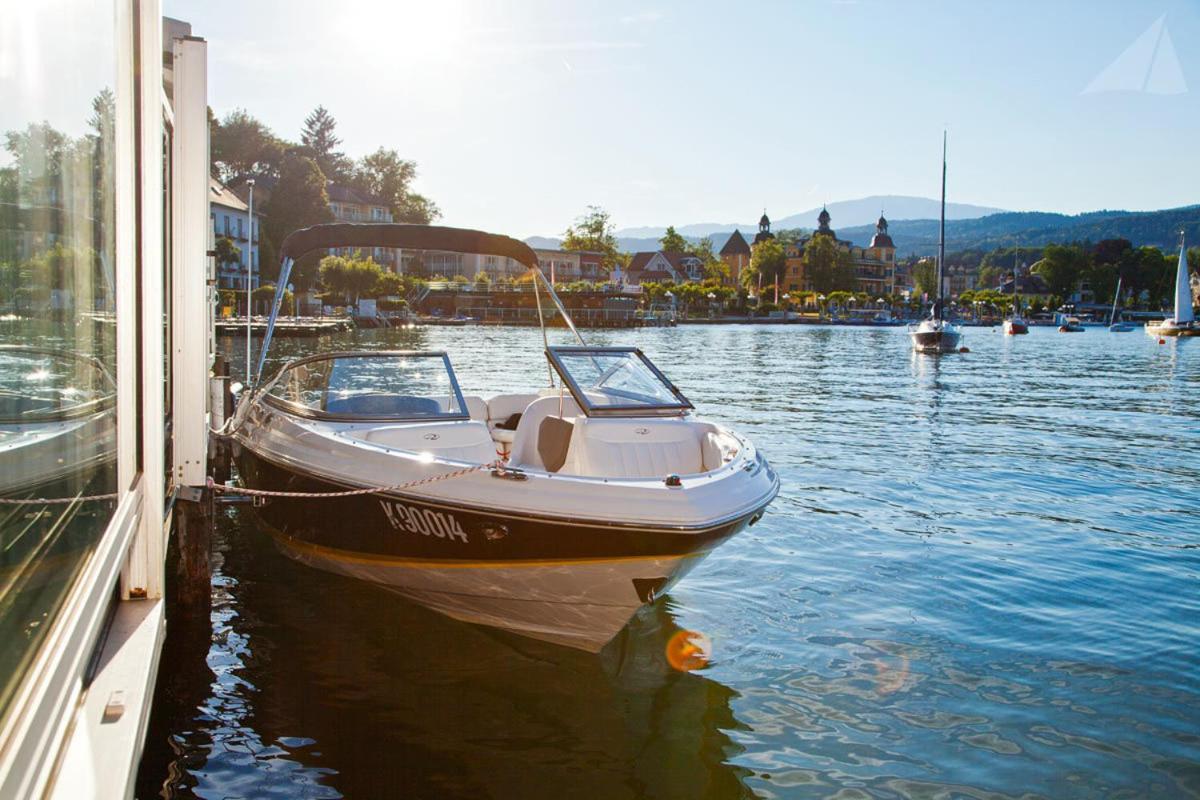 Hotel-Restaurant "Veldener Traumschiff" Direkt Am See In 2Min Im Zentrum Velden am Wörthersee Exterior foto